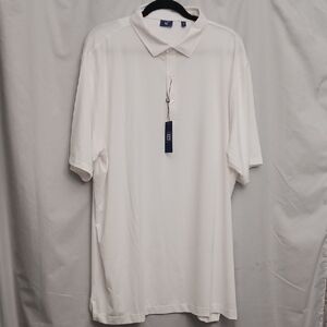 FootJoy size 2XL men's white polo golf casual short sleeve shirt.